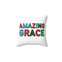 Amazing Grace Polyester Square Pillow