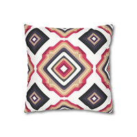 Colorful  Faux Suede Square Pillowcase