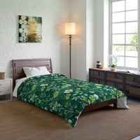 Botanical Garden Comforter, Cozy Floral Bedding, Greenery Home Decor, Bedroom Makeover, Spring Vibes, Gift for Nature Lovers