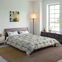 Floral Comforter Set - Cozy Home Bedding, Spring Decor, Boho Bedroom, Gift Idea for Her, Festive Sleep Essentials