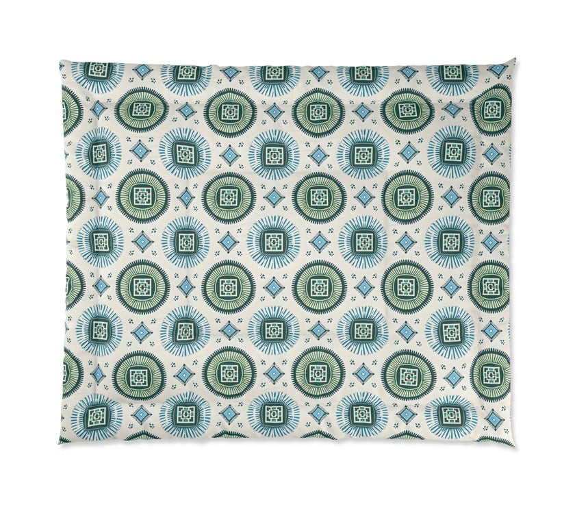 Boho Floral Comforter - Cozy Bedding, Bedroom Décor, Home Textile, Gift for Her, Seasonal Home Update
