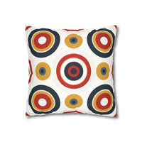 Colorful Faux Suede Square Pillowcase