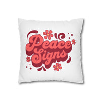 Peace Signs Square Pillowcase