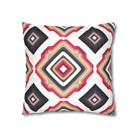Colorful  Faux Suede Square Pillowcase