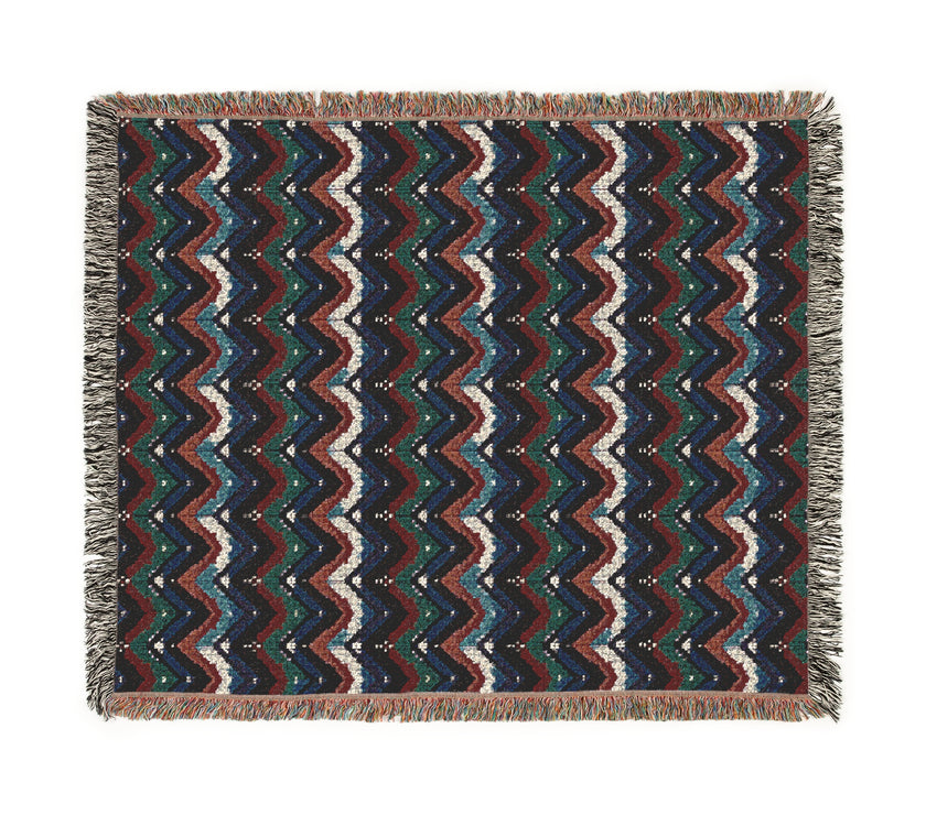 Woven Blanket, Colorful Throw Blanket, Home Decor, Cozy Sofa Accent, Unique Gift Idea