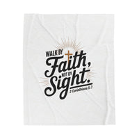 Walk By Faith Plush Blanket