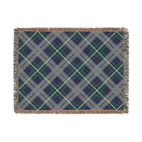 Cozy Woven Blanket with Plaid Design, Perfect for Home Decor, Blanket for Chilly Evenings, Blanket Gift for Friends, Indoor and Outdoor Use