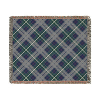 Cozy Woven Blanket with Plaid Design, Perfect for Home Decor, Blanket for Chilly Evenings, Blanket Gift for Friends, Indoor and Outdoor Use