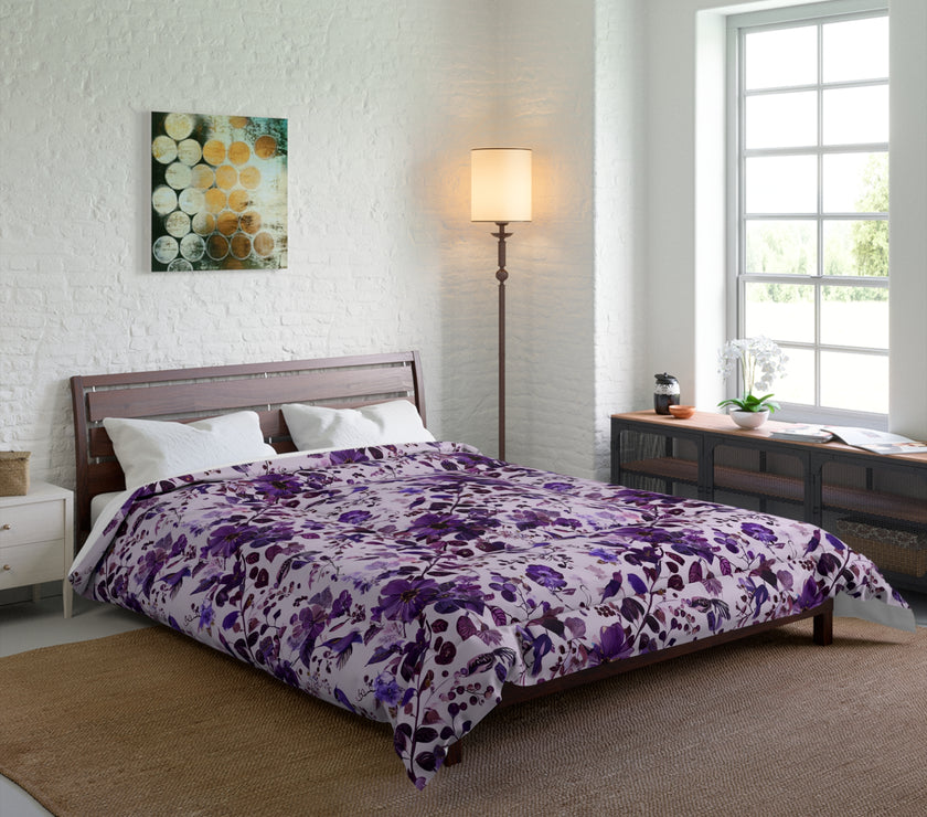Floral Comforter, Cozy Bedding, Spring Decor, Bedroom Makeover, Gift for Her, Boho Home
