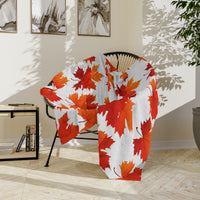 Maple Leaf  Velveteen Microfiber Blanket