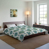 Boho Floral Comforter - Cozy Bedding, Bedroom Décor, Home Textile, Gift for Her, Seasonal Home Update