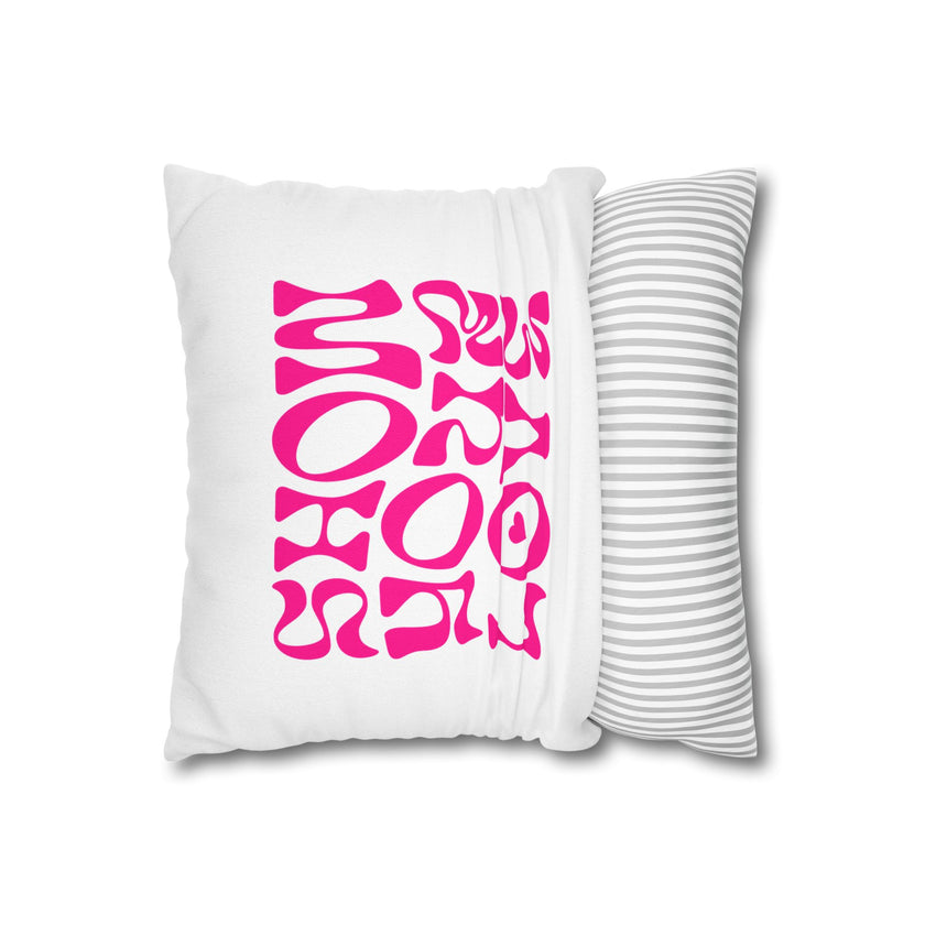 Show Your Love Polyester Square Pillowcase