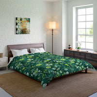 Botanical Garden Comforter, Cozy Floral Bedding, Greenery Home Decor, Bedroom Makeover, Spring Vibes, Gift for Nature Lovers