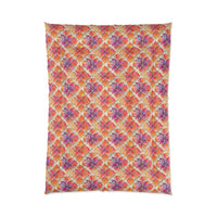 Vibrant Floral Comforter, Boho Bedspread for Cozy Spaces, Perfect for Spring Decor, Unique Bedding for All Seasons, Great Gift Idea
