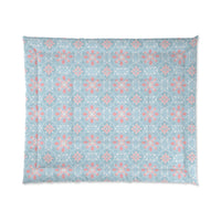 Floral Pattern Comforter | Cozy Bedroom Decor, Lightweight Bedding, Boho Chic Style, Spring Refresh, Housewarming Gift