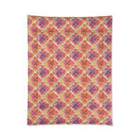 Vibrant Floral Comforter, Boho Bedspread for Cozy Spaces, Perfect for Spring Decor, Unique Bedding for All Seasons, Great Gift Idea