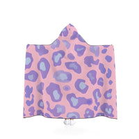 Cozy Hooded Blanket - Soft Leopard Print, Perfect for Lounging, Gift for Her, Home Décor, Movie Nights, Self-Care Days