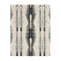 Black Pattern Velveteen Microfiber Blanket (Two-sided print) Velveteen Microfiber Blanket (Two-sided print)