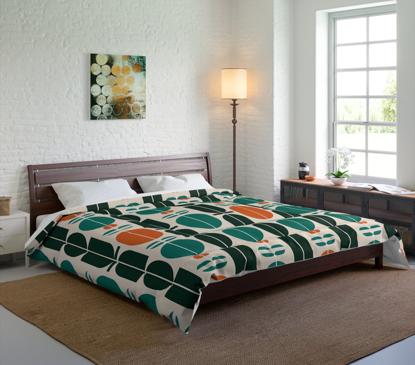 Boho Geometric Comforter - Cozy Bedding, Modern Throw Blanket, Home Decor, Gift for Him/Her, Bedroom Makeover