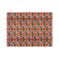 Maple Leaf Velveteen Microfiber Blanket