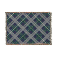 Cozy Woven Blanket with Plaid Design, Perfect for Home Decor, Blanket for Chilly Evenings, Blanket Gift for Friends, Indoor and Outdoor Use