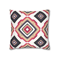 Colorful  Faux Suede Square Pillowcase