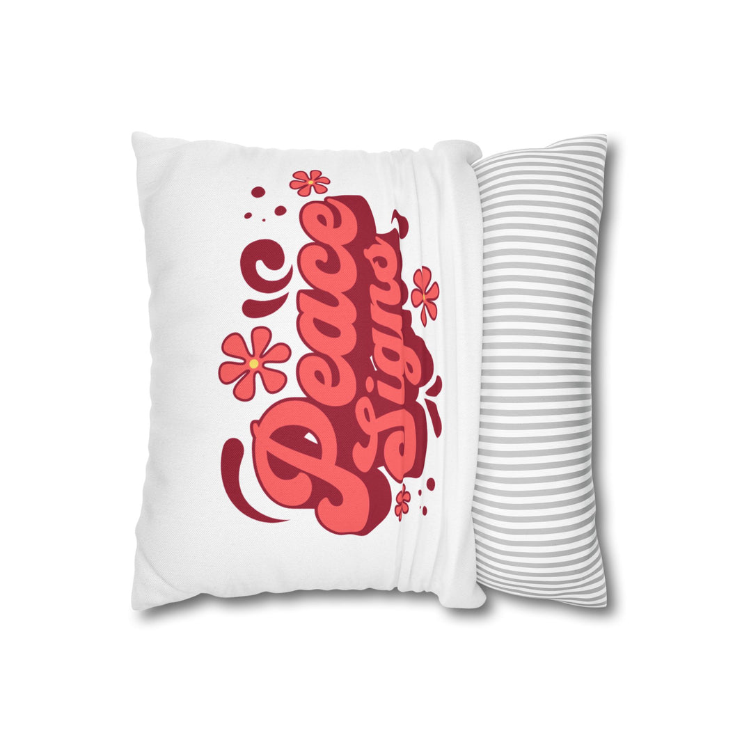 Peace Signs Square Pillowcase