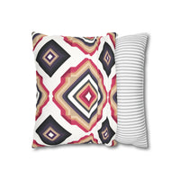 Colorful  Faux Suede Square Pillowcase