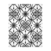 Black and White Pattern Velveteen Microfiber Blanket (Two-sided print)