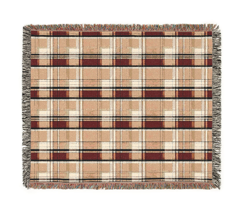 Cozy Plaid Woven Blanket | Perfect for Home Decor, Gifts, Picnics, & Winter Nights - Stylish Throw for Comfort