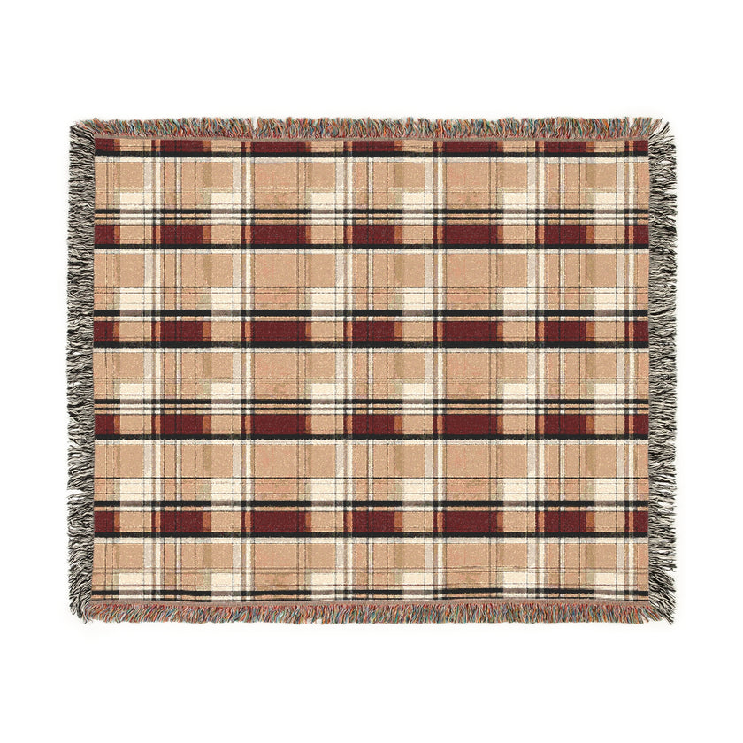 Cozy Plaid Woven Blanket | Perfect for Home Decor, Gifts, Picnics, & Winter Nights - Stylish Throw for Comfort