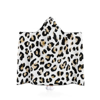 Cozy Leopard Hooded Blanket, Perfect for Snuggling, Movie Nights, Home Decor, Gift for Animal Lovers, Winter Comfort