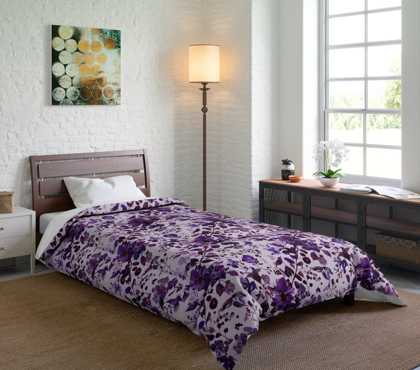 Floral Comforter, Cozy Bedding, Spring Decor, Bedroom Makeover, Gift for Her, Boho Home