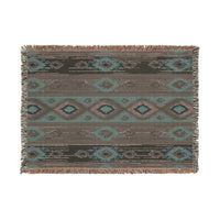 Ikat Pattern Woven Blanket for Cozy Vibes | Home Decor Gift, Tribal Throw, Bohemian Blanket, Picnic Blanket, Stylish Warmth