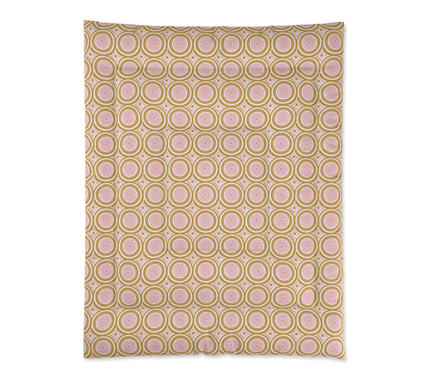 Boho Chic Comforter | Vibrant Geometric Bedspread, Cozy Bedding for Home Decor, Great for Gifts, Dorm Room, Summer Vibes, Festivals