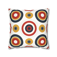 Colorful Faux Suede Square Pillowcase