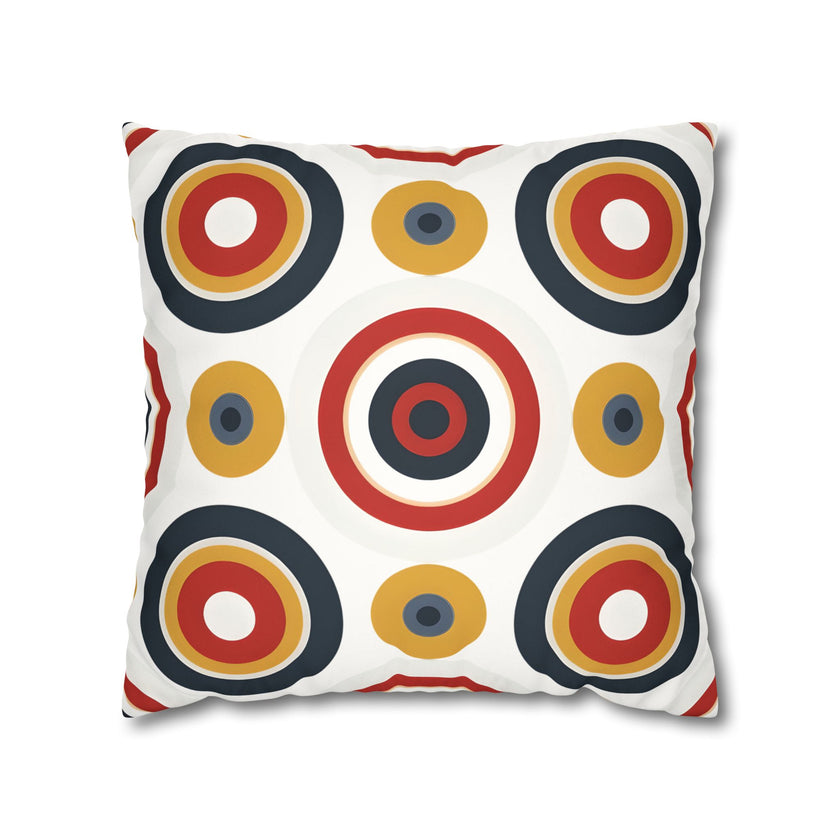 Colorful Faux Suede Square Pillowcase
