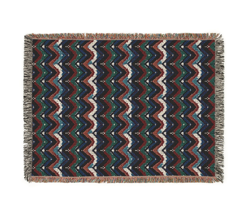 Woven Blanket, Colorful Throw Blanket, Home Decor, Cozy Sofa Accent, Unique Gift Idea