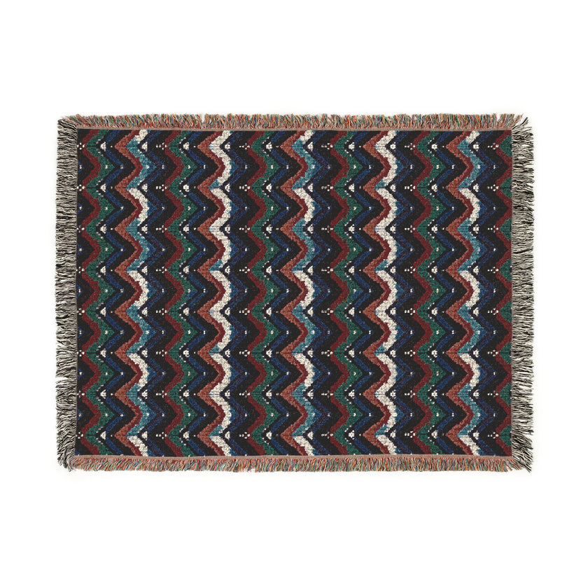 Woven Blanket, Colorful Throw Blanket, Home Decor, Cozy Sofa Accent, Unique Gift Idea