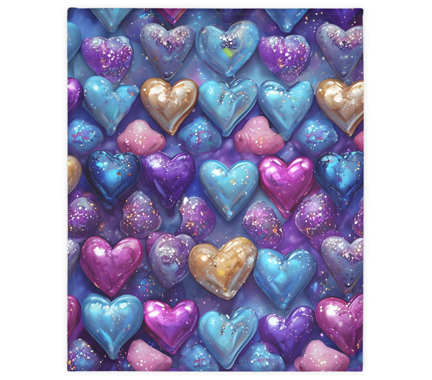Multi Color Velveteen Microfiber Blanket (Two-sided print)