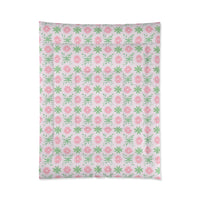 Floral Comforter, Cozy Floral Bedding, Springtime Bedspread, Flower Pattern Comforter Set, Boho Home Decor, Dorm Room Essentials