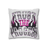 Trust The Progress Square Pillowcase
