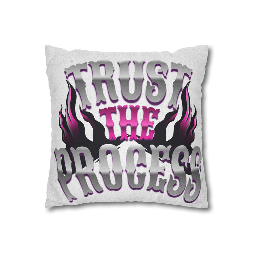 Trust The Progress Square Pillowcase