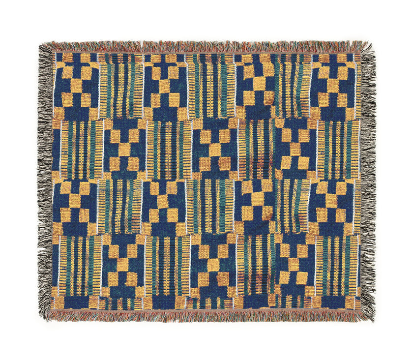 Woven Blanket, Colorful Blanket, Cozy Throw, Home Decor, Bedding, Gift, Multi Colour Pattern
