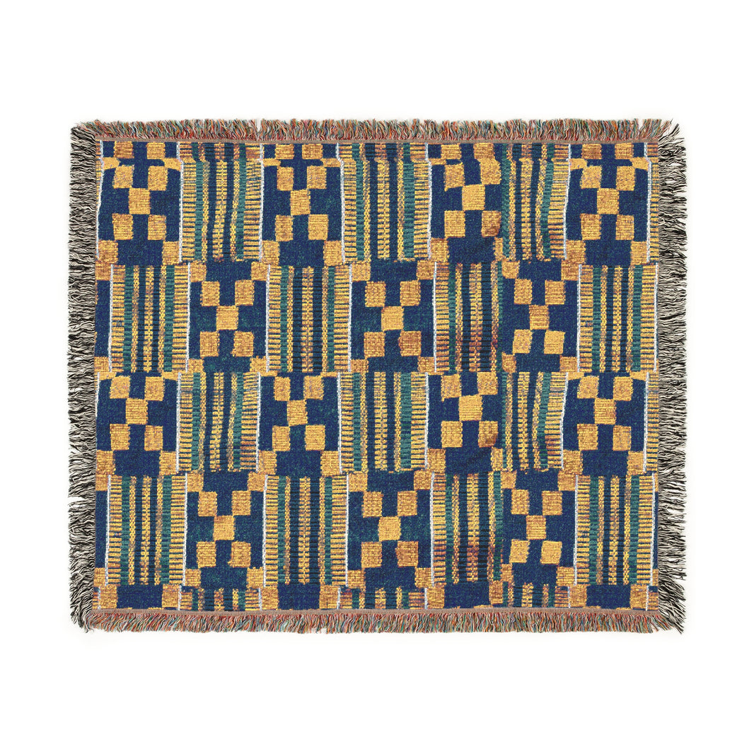 Woven Blanket, Colorful Blanket, Cozy Throw, Home Decor, Bedding, Gift, Multi Colour Pattern
