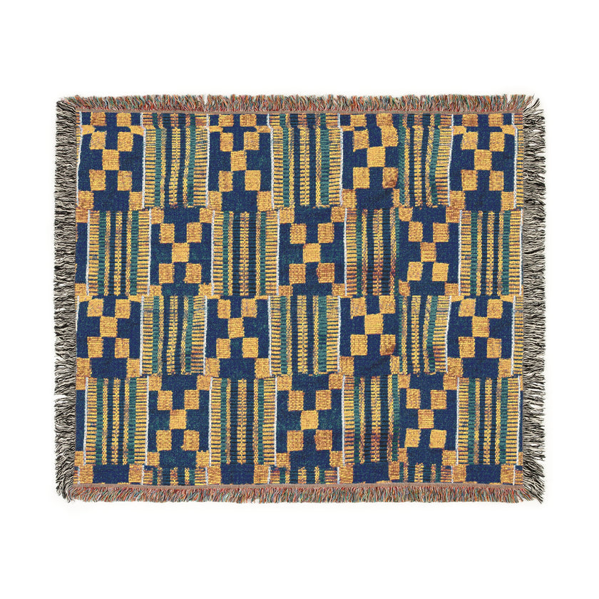 Woven Blanket, Colorful Blanket, Cozy Throw, Home Decor, Bedding, Gift, Multi Colour Pattern