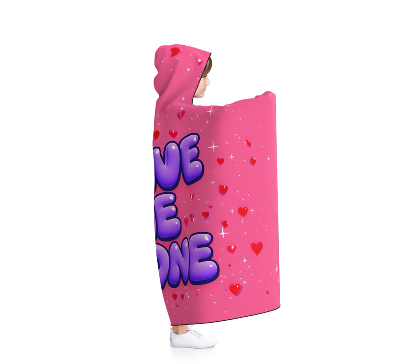 Cozy Hooded Blanket - Perfect for Self-Care Days, Relaxation, Gifts for Teens, 'Leave Me Alone' Warming Throw, Comfy & Fun