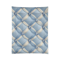 Elegant Blue Satin Comforter, Luxurious Bedding Set, Cozy Home Decor, Stylish Bedroom Essential, Great for Weddings and Anniversaries