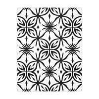Black and White Pattern Velveteen Microfiber Blanket (Two-sided print)