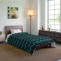 Geometric Pattern Comforter - Cozy Bedding for Home Decor, Modern Bedroom, Gift for New Homeowners, Stylish Room Makeover, Perfect for Bed